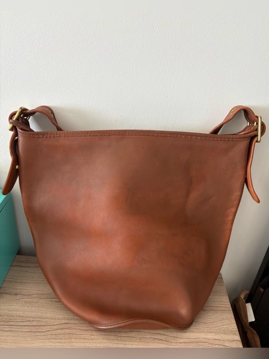 Coach Handbags - Coach 70s Duffel Sac Hobo Classic Brown Leather Shoulder Bag
